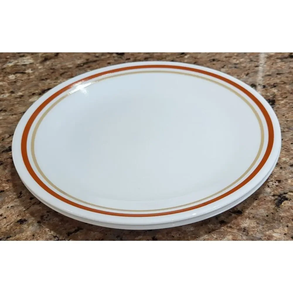 Corelle Cinnamon Chestnut Set of 2 Plates 8 1/2